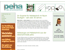Tablet Screenshot of hesitech.de